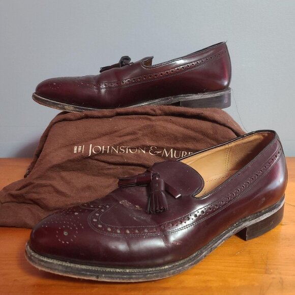 Johnston and Murphy Aristocraft brown leather shoe - Picture 1 of 12